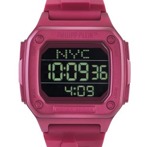 Philipp Plein Hyper $hock WoMens Pink Watch PWHAA0121 Silicone – One Size