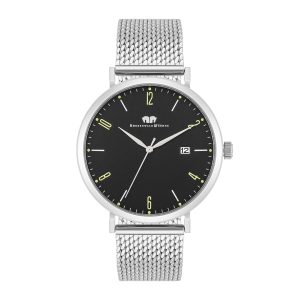 Rhodenwald & Söhne Mens Male Stainless-steel Watch 42 mm – Silver Stainless Metal (archived) – One Dimension