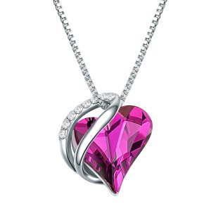 Rafaela Donata Womens Female Embellished with Swarovski crystals Necklace Silver Sterling – Size 45cm