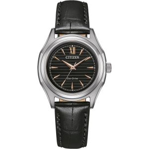 Citizen WoMens Black Watch FE2110-14E Leather (archived) – One Size