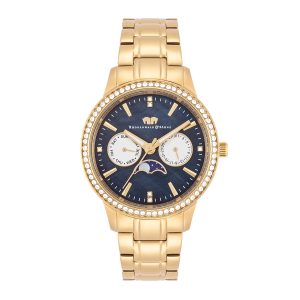 Rhodenwald & Söhne Womens Female Stainless steel Watch 38,0 mm – Gold Stainless Steel (archived) – One Size