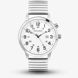 Sekonda Easy Reader Silver Expandable Watch 30126