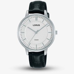 Lorus Ladies Black Strap Watch RG277TX9