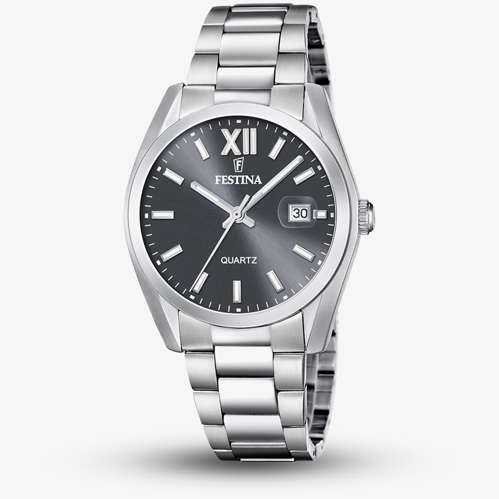 Festina Mens Classic Black Dial Watch F20707/3