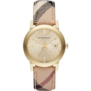 Burberry Womens Women BU9026 Watch – Gold – One Measurement