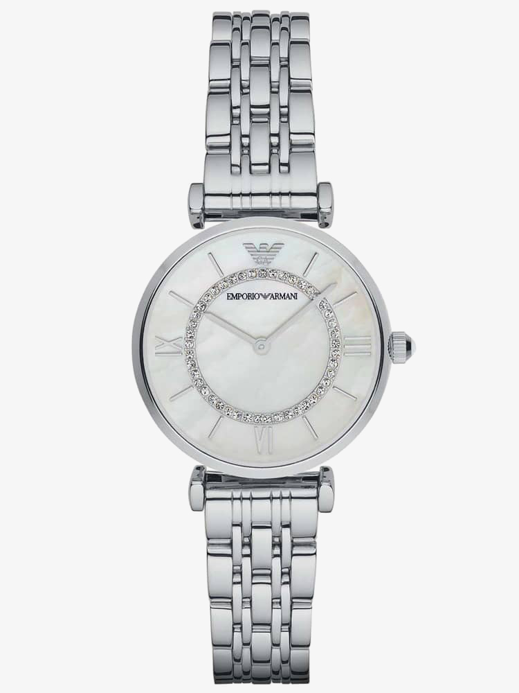 Emporio Armani Ladies Silver Bracelet Watch AR1908
