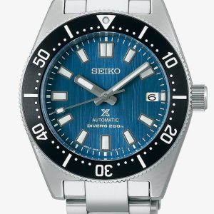 Seiko Mens Prospex Glacier ‘Save the Ocean’ 1965 Dark Blue Re-Interpretation Watch SPB297J1