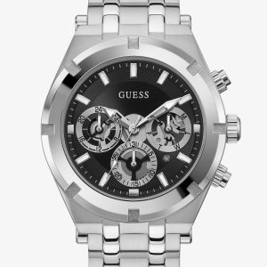 Guess Mens Continental Black Dial Chronograph Watch GW0260G1