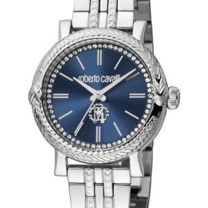 Roberto Cavalli Womens Watch – Blue – One Size