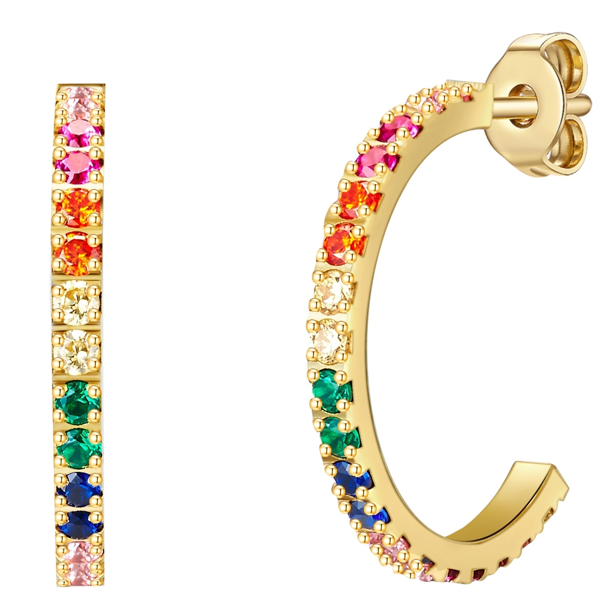 Eastside Womens Female Stainless steel Earring - Gold - One Size