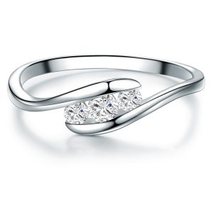 Tresor 1934 Womens Trilani Female Sterling Silver Ring – Size S