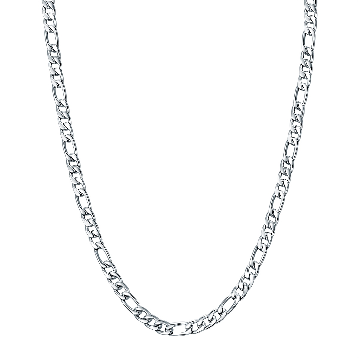 True Rebels Mens Male Stainless-steel Necklace - Silver Stainless Metal (archived) - Measurement 60 cm