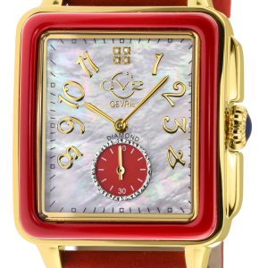 Gv2 Womens Bari Purple Tooth 9261 Swiss Quartz Diamond Italian Purple Suede Leather-based Watch – One Dimension