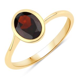 Rafaela Donata Womens Khushi Female Sterling Silver Ring – Gold – Size R