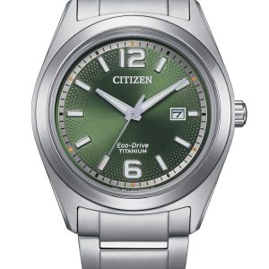 Citizen Mens Silver Watch AW1641-81X Titanium – One Size