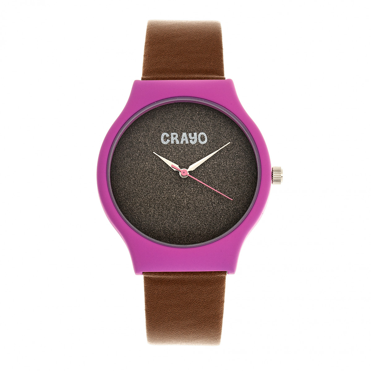 Crayo Glitter Unisex Watch - Brown Stainless Steel - One Size