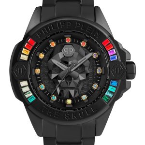 Philipp Plein The $kull Unisex’s Black Watch PWNAA0522 Stainless Steel (archived) – One Size