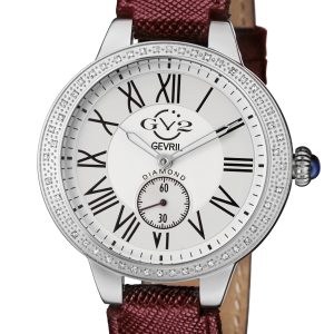 Gv2 Womens Astor White Dial 9103.4 Swiss Quartz Watch – Burgundy – One Size