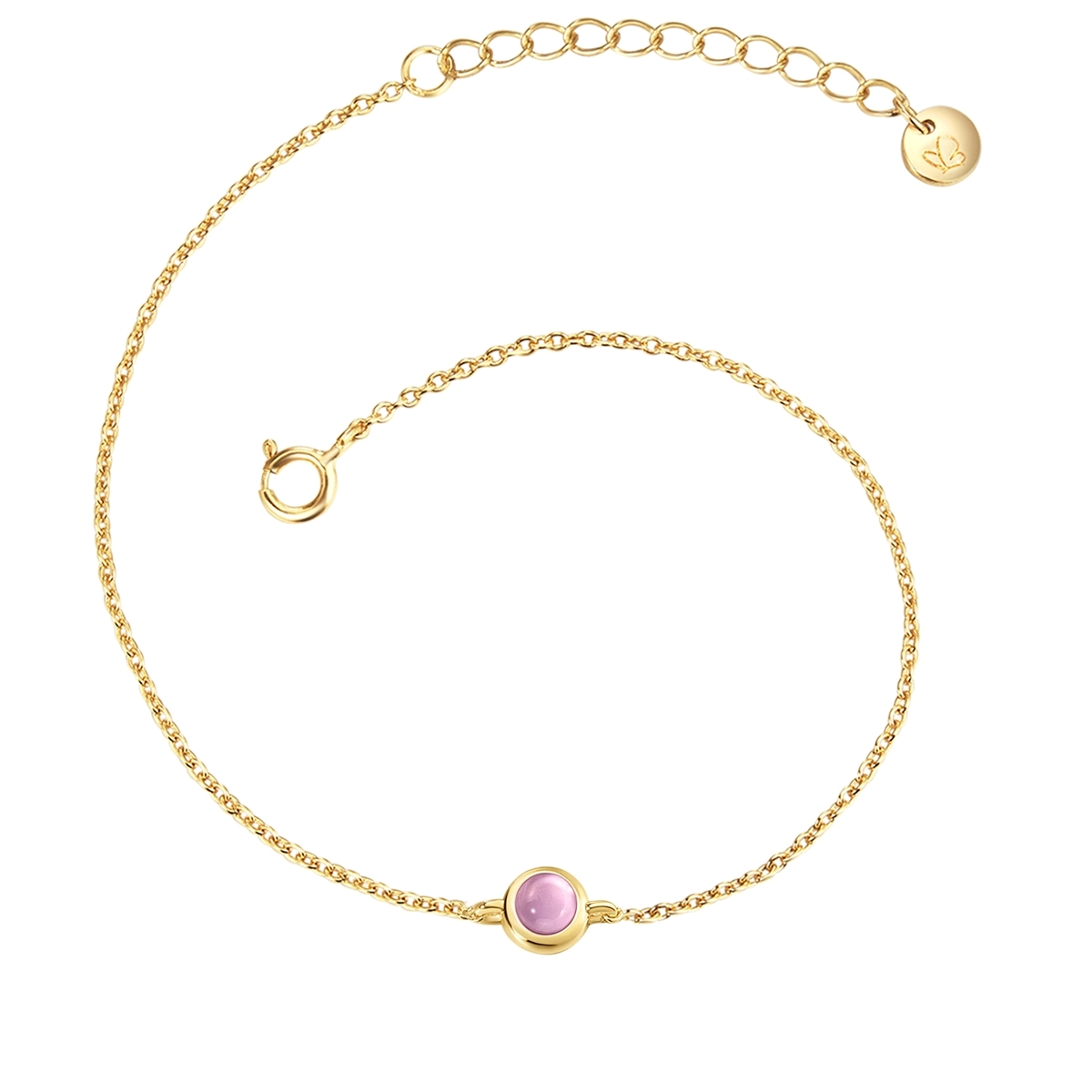 Glanzstücke München Womens Female Sterling Silver Bracelet - Gold - One Size