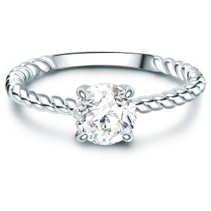 Tresor 1934 Womens Trilani Female Sterling Silver Ring – Size N