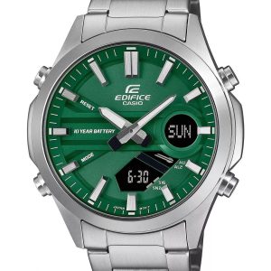 Casio Edifice Mens Silver Watch EFV-C120D-3AEF Stainless Steel (archived) – One Size