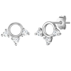 Glanzstücke München Womens Female Sterling Silver Earring – One Size
