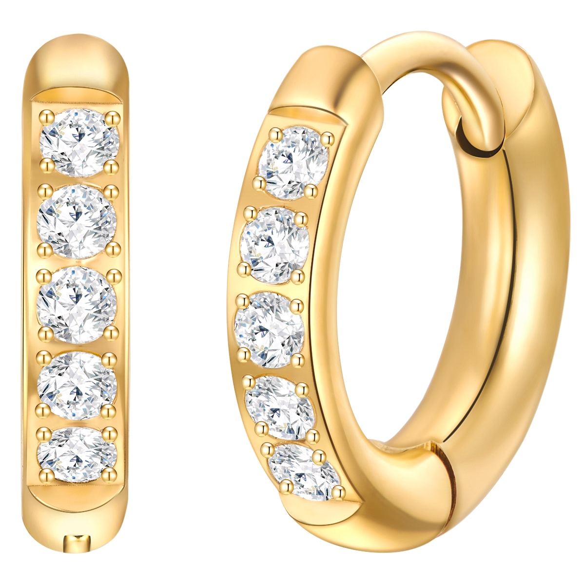 Eastside Womens Female Stainless steel Earring - Gold Stainless Steel (archived) - One Size