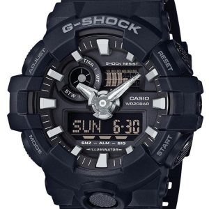 Casio G-shock Mens Black Watch GA-700-1BER – One Size