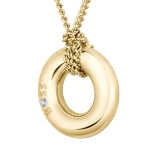 BOSS Reside Yellow Gold-Tone Plated Girls Pendant 1580684