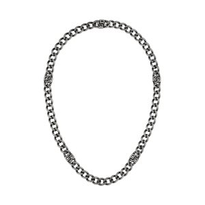 BOSS Double B Absolute Black Metal Gentlemen Necklet 1580744