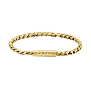 BOSS Doran Yellow Gold-Tone Gentlemen Bracelet 1580696