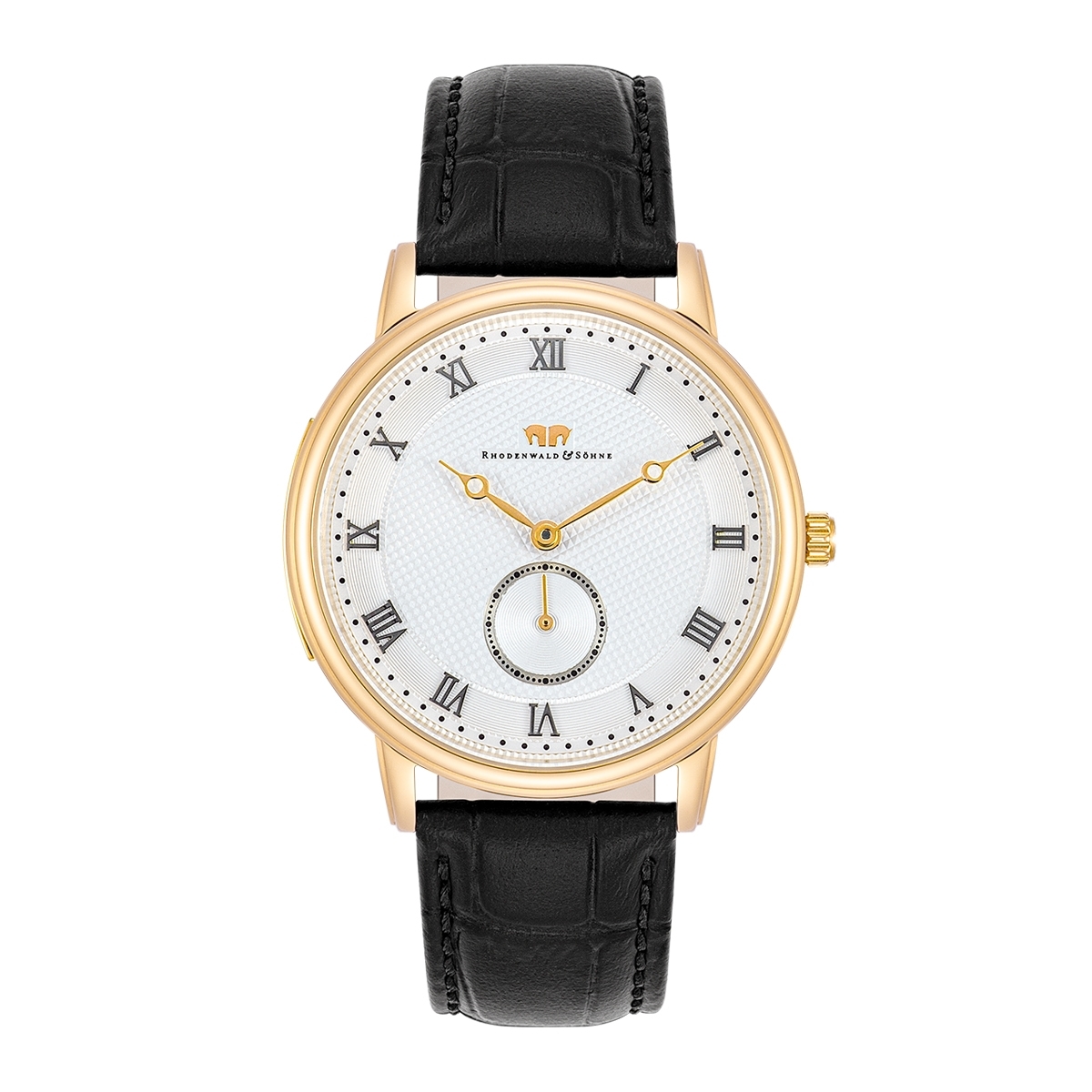 Rhodenwald & Söhne Mens Stainless-steel Watch - Black Stainless Metal (archived) - One Dimension