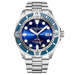 Stührling Mens Automatic Astral 1005 45mm Watch – Blue – One Size