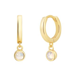 Glanzstücke München Womens Feminine Sterling Silver Earring – Gold – One Dimension