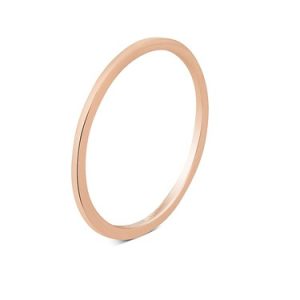 Argento Rose Gold Band Stacking Ring – Ring Dimension 56