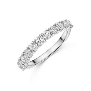 Platnum 1ct Lab Grown RB Diamond Eternity