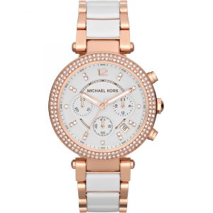 Michael Kors Womens Ladies’ Parker Watch MK5774 – Rose Gold Metal – One Size