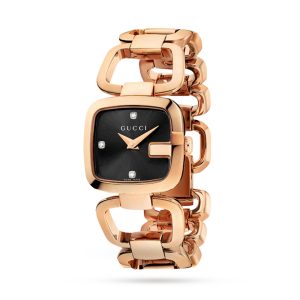 Gucci Womens YA125512 Ladies Watch – Rose Gold Stainless Steel – One Size