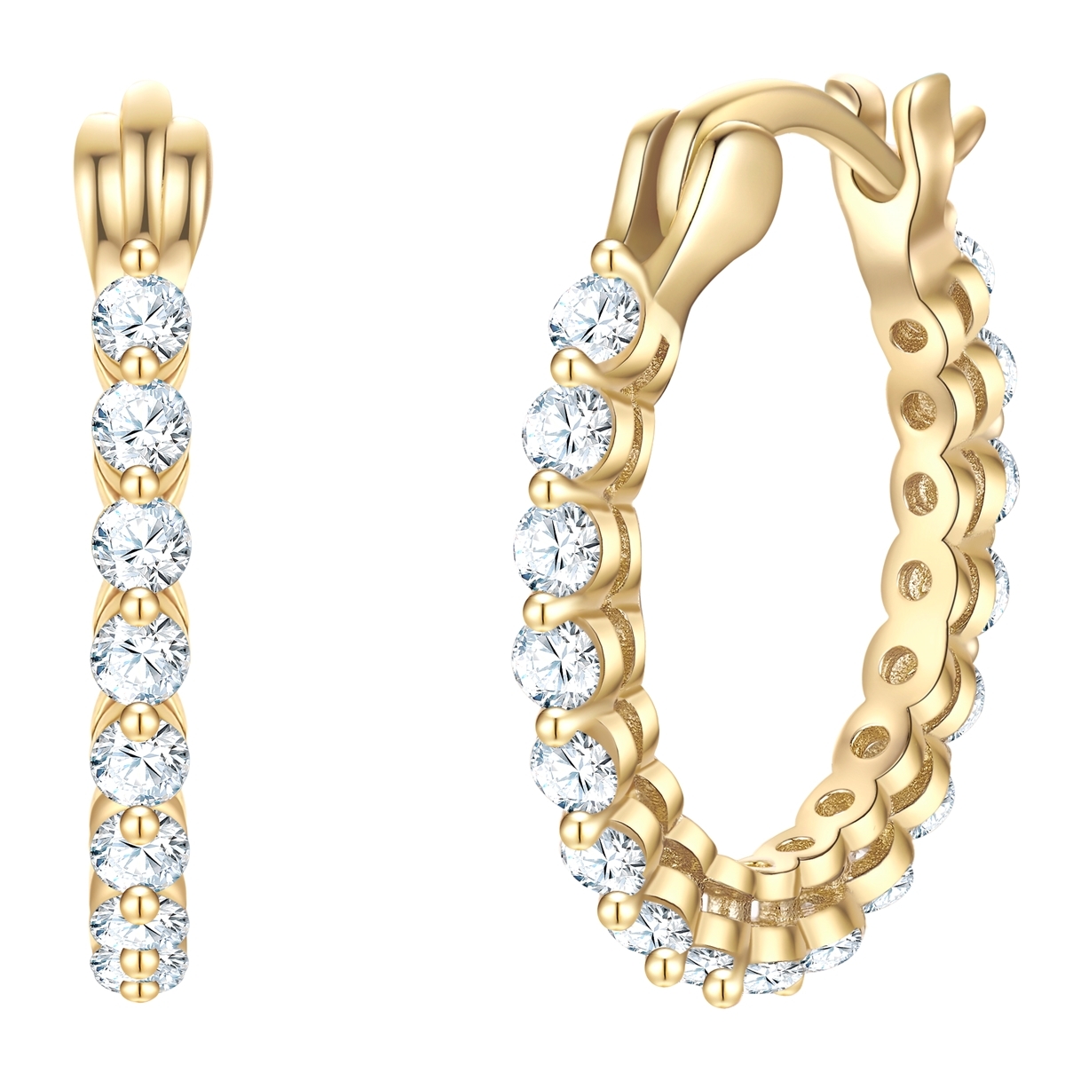 Glanzstücke München Womens Female Sterling Silver Earring - Gold - One Size