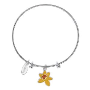 Karma Marie Curie Daffodil Bangle – Silver
