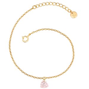Glanzstücke München Womens Female Sterling Silver Bracelet – Gold – One Size