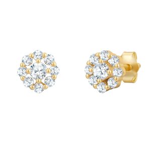 Glanzstücke München Womens Feminine Sterling Silver Earring – Gold – One Measurement