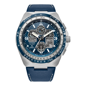 Citizen Promaster Skyhawk A-t Mens Blue Watch JY8148-08L Leather-based (archived) – One Dimension
