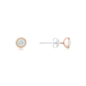 Karma Rose Gold October Stud Earrings