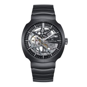 Heritor Computerized Mens Magnus Stainless Metal-Band Watch – Gray – One Dimension
