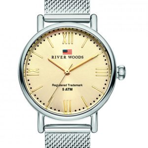 River Woods Wisconsin WoMens Silver Watch RW340035 Stainless Steel – One Size