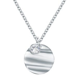 Eastside Womens Feminine Stainless-steel Necklace – Silver Stainless Metal (archived) – One Measurement