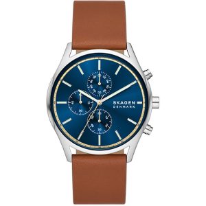 Skagen Holst Mens Brown Watch SKW6916 Leather (archived) – One Size