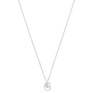 Argento Silver Small Connected Circle Necklace – 925 Silver