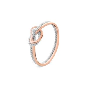 Argento Combined Steel Twist Ring – 54